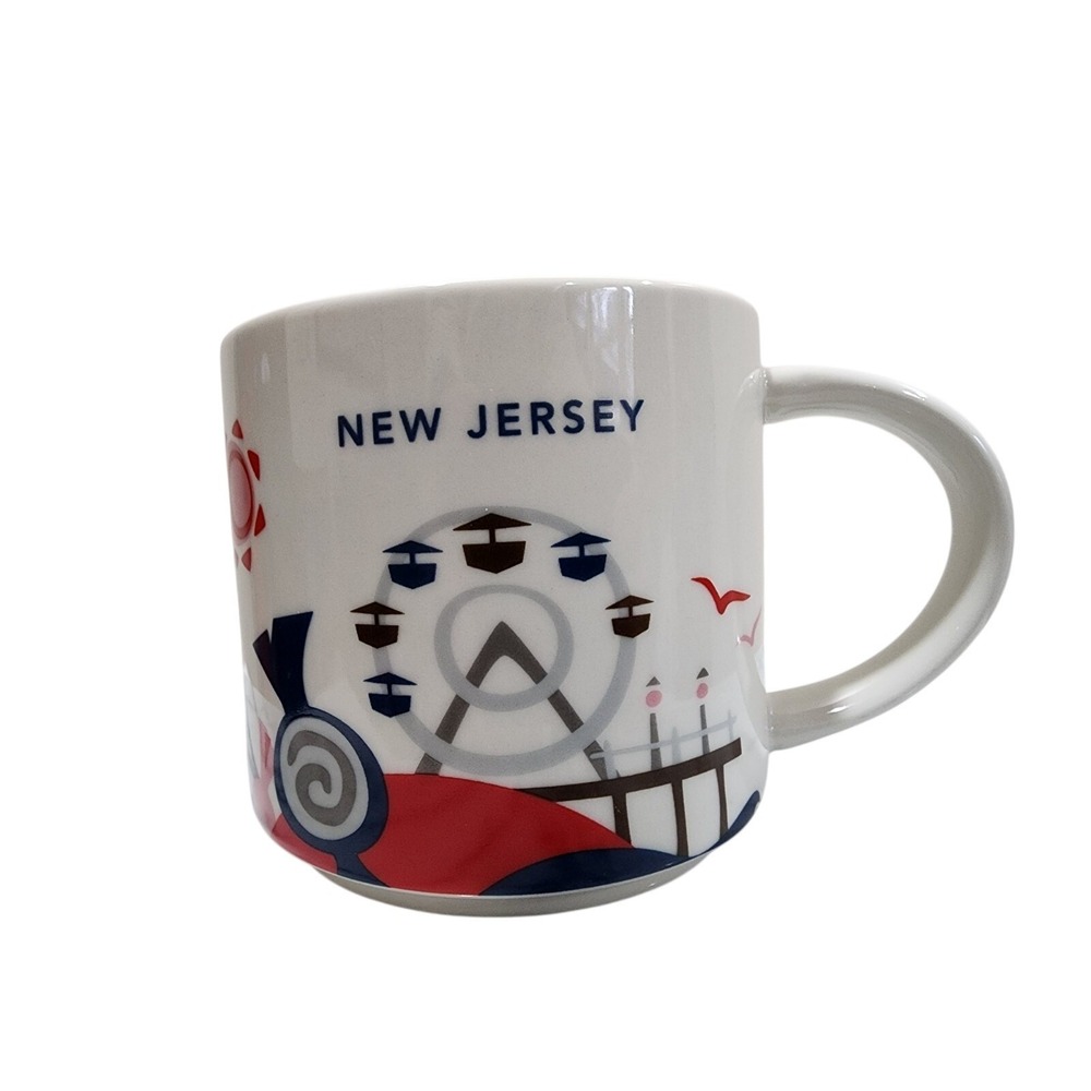 Starbucks New Jersey You Are Here Series Collection 14oz Coffee Tea Mug Cup 2016